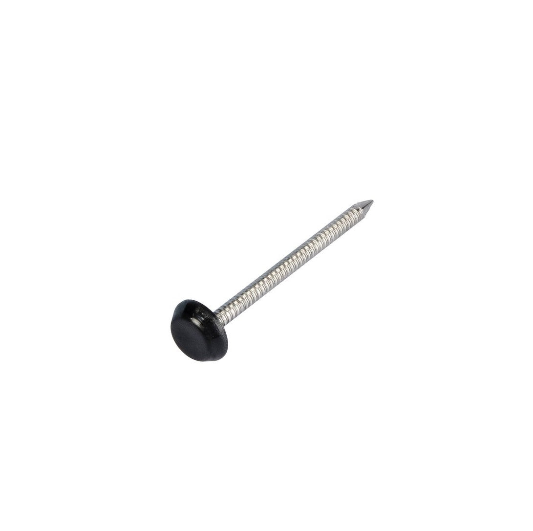 Black Plastic Top Nails 30mm (Box of 250)