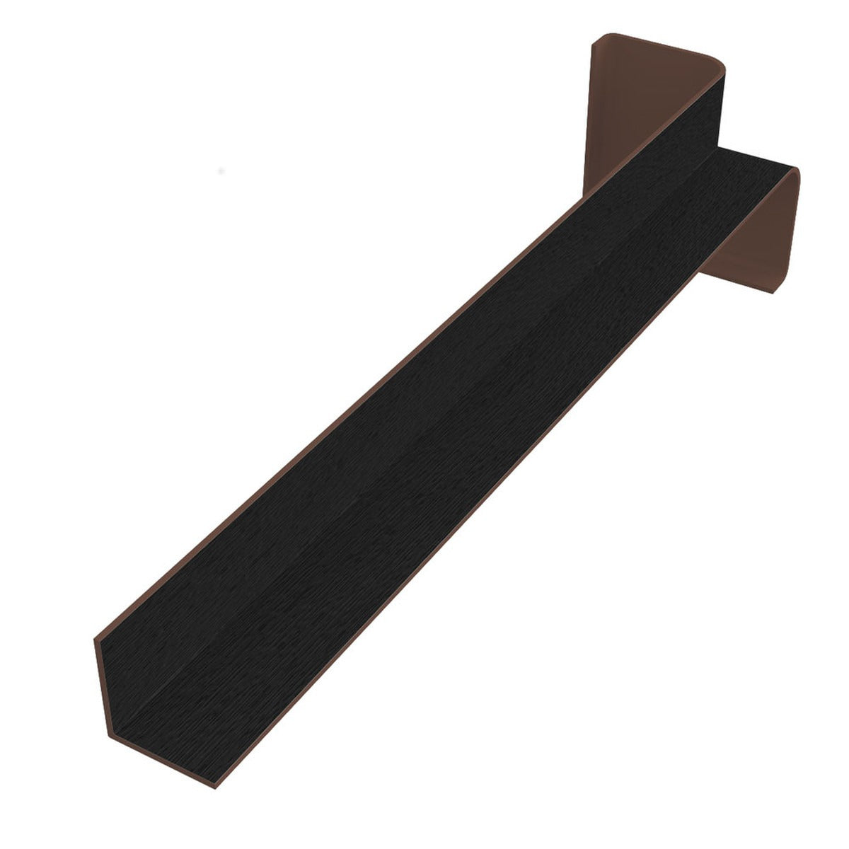 Black internal fascia corner