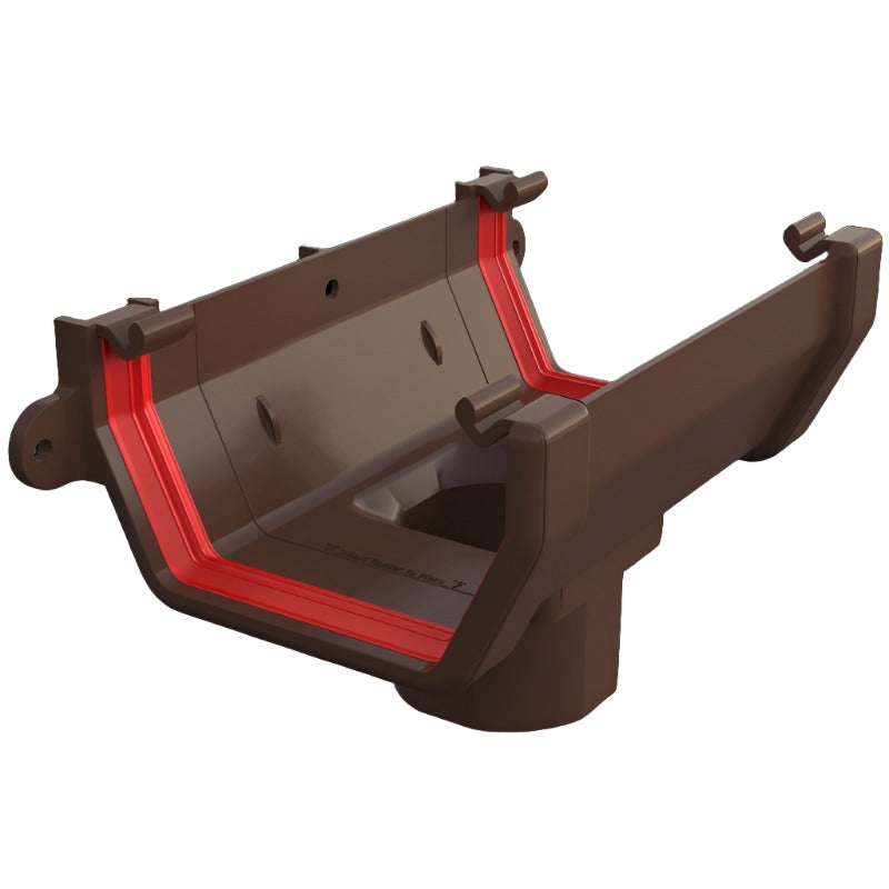 Freeflow Square Running Outlet Brown