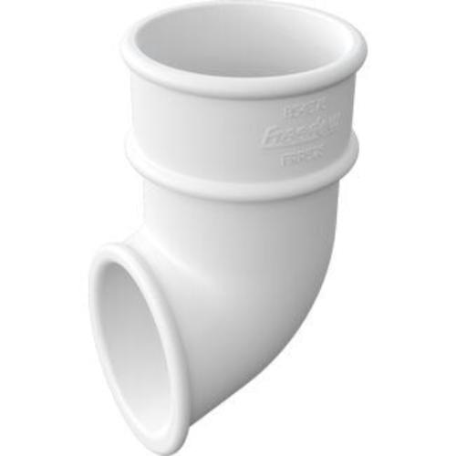 FreeFlow White Round Downpipe Shoe