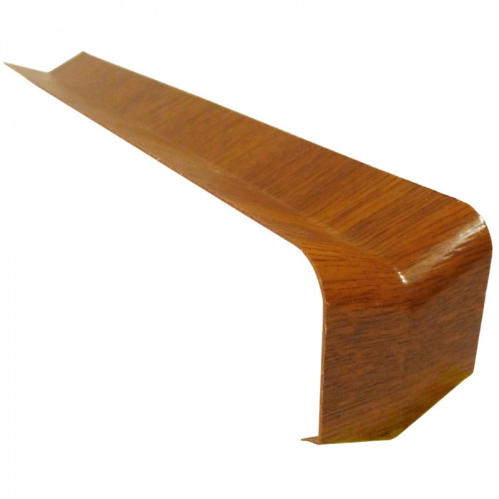 Light Oak 135° Square Fascia Corner - 300mm