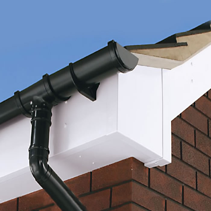White UPVC Full Replacement Fascia Board - Length 5m x Width 405mm