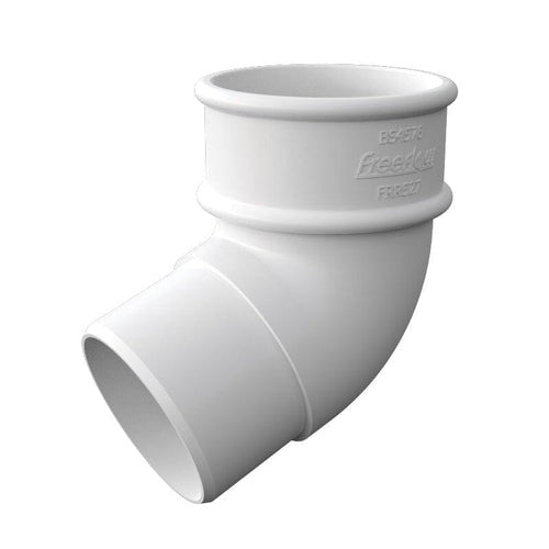 White Downpipe offset bend