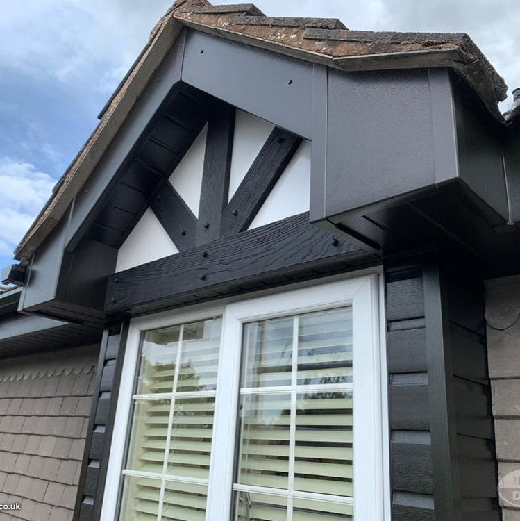 Black UPVC Full Replacement Fascia Boards