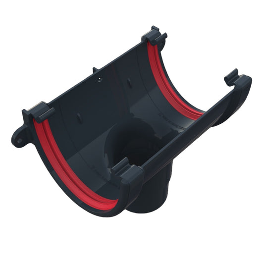 Anthracite Grey Half round running outlet