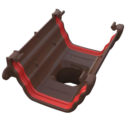 Freeflow brown ogee running outlet 