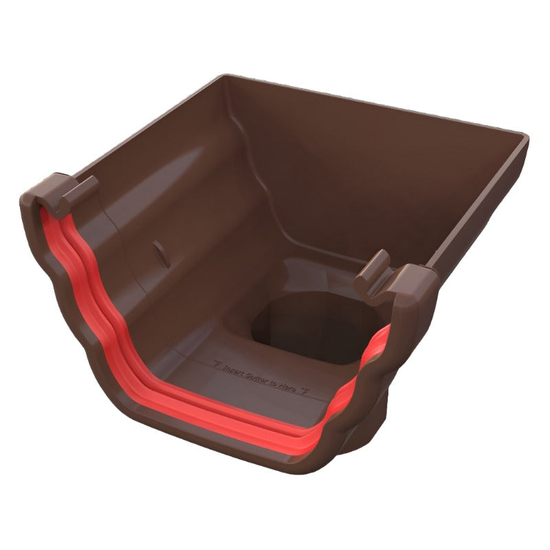 Freeflow Stopend outlet Brown 