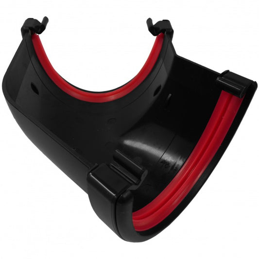 Freeflow Black Half Round Gutter Angle 135 Degrees