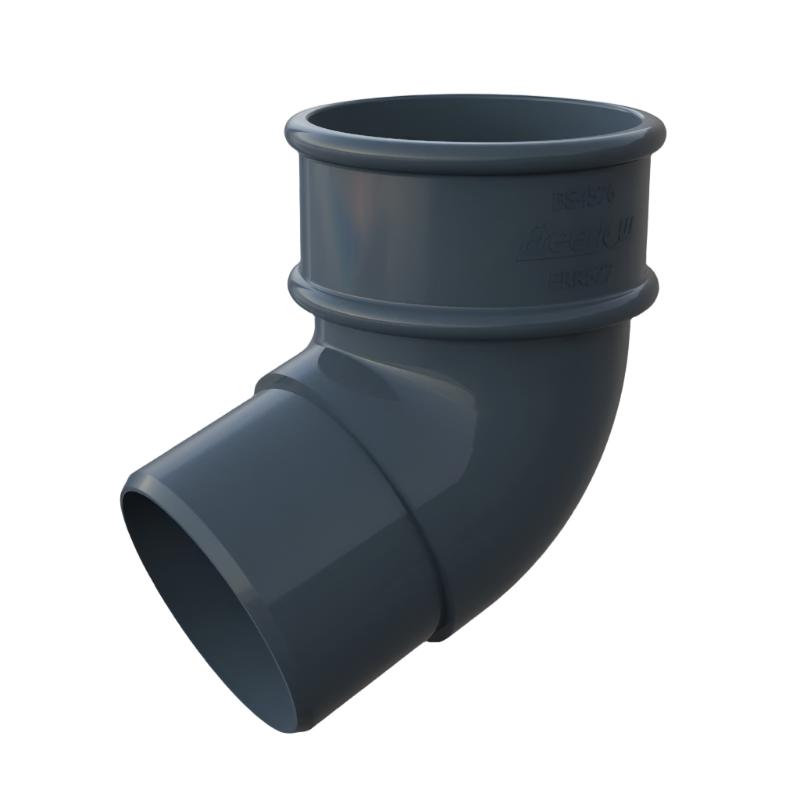 FreeFlow Anthracite Round Offset Bend 112 Degrees