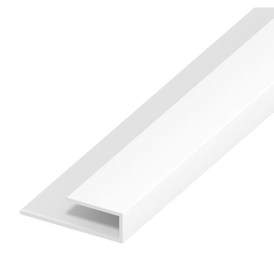 White soffit starter trim