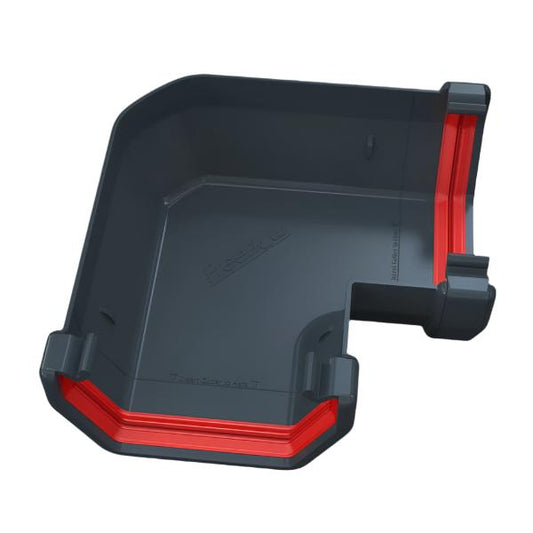 Freeflow Square Anthracite Grey 90 angle 