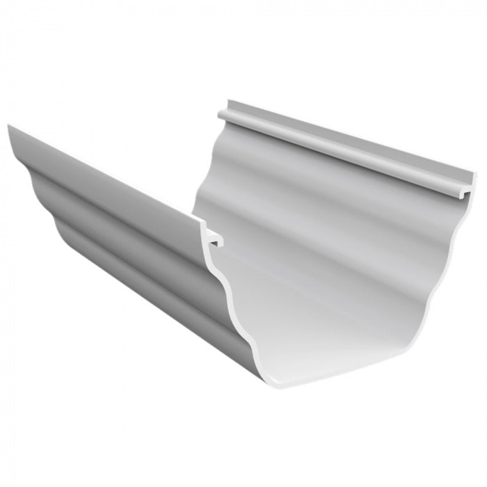 White Ogee freeflow gutter 