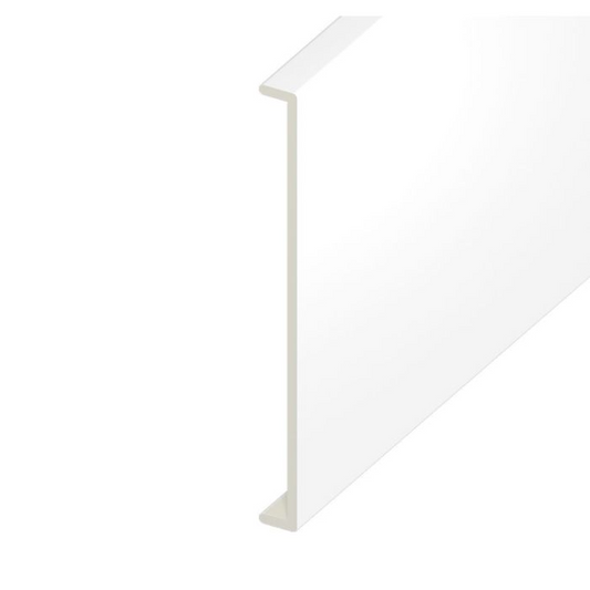 White UPVC Capping Board - Length 5m x Width 600mm