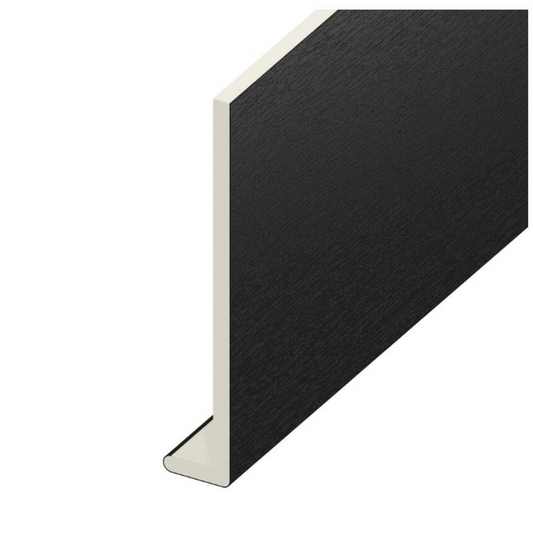 Black UPVC Capping Board - Length 5m x Width 250mm