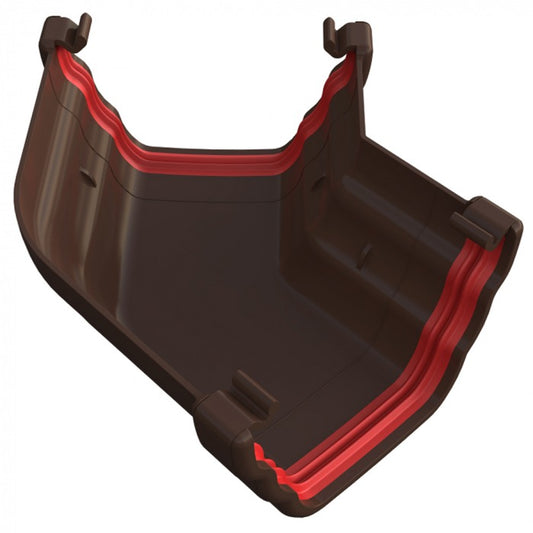 Freeflow 135 degree angle ogee brown 