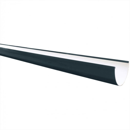 Freeflow Anthracite Grey Half Round Gutter - Length 4m x Width 112mm